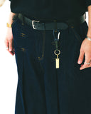 [AG] Long Tuck Wing Balloon Denim Pants