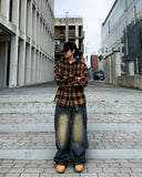 Tartan Check Hood Over Shirt