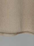 [Premium] Whole Garment Modern V-neck Short Sleeve Knit