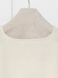 [Premium] Sensi Whole Garment Crop V-Neck Knit
