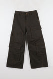 Color Stitch Cargo Cotton Pants