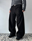 Reverse Curve Dart Dyed Pants