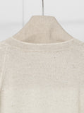[Premium] Whole Garment Marsil Linen V Short Sleeve Knit