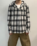 Tartan Check Hood Over Shirt