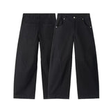 Reverse Curve Dart Dyed Pants