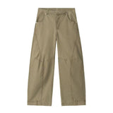 Reverse Curve Dart Dyed Pants