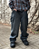 Vintage Oil Washed Damage Jeans