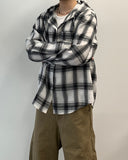 Tartan Check Hood Over Shirt