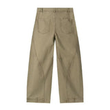 Reverse Curve Dart Dyed Pants