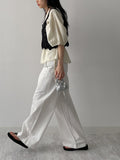 Punching See-through Knit Vest