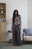 Fine nylon cargo pants