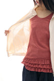 Pliva frill long sleeveless