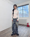 LINING SHEER TURTLE NECK T-SHIRT