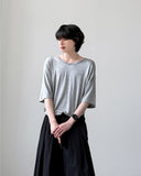 Rins U-neck Half Sleeve