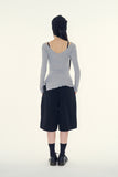 Aenor back v slim tee