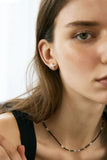 Noir Cross Earrings