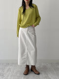 Summer Viscose V-neck Overfit Knit