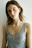 Clear Tears Drop Necklace