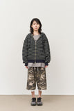 Cole Cropped Dyeing Zip Hoodie