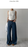 537 High Waist Wide Denim Pants