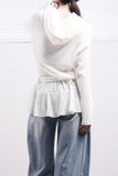 Lacebell Loop Layered Hoodie