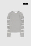 Nocturne lace sleeve tee