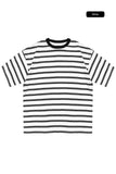 Javel stripe loose tee