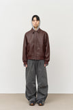 Base Leather Blouson