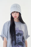 Pearl knit bucket hat