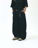 [AG] Long Tuck Wing Balloon Denim Pants