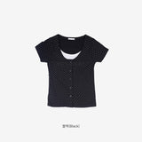 Belly Dot Layered Cardigan