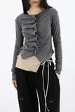 Eco shirring cardigan