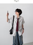 Apple Stripe Roll-up Shirt
