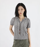 Venti Vintage Collar Knit