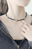 Winner Black Bead Necklace