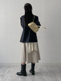 Unbalanced One Button Loose Fit Single Jacket