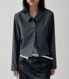 Lot Collar Short Jacket