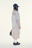 Bettie sheer button up hoodie