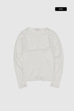 Annie sheer long sleeve