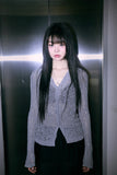 Solune net collor cardigan