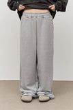 (W) Hole Wide Sweatpants