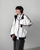 Keria Waffle Track Zip-up