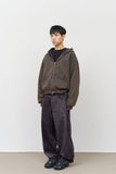 Salt Washed Zip Hoodie