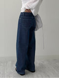 002 Stripe Wide Denim Pants
