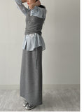 Creek Knit Shirring Sleeveless