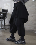 Cotton Knot Layered Skirt