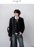 Louis Suede Crop Jacket