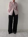Dolphin Stripe Overfit Shirt