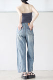 Modi cut wide denim pants