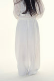 Texture wrinkle wide pants